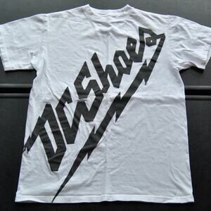 DC Shoes Small White Short Sleeve Shirt w/ Black Logo